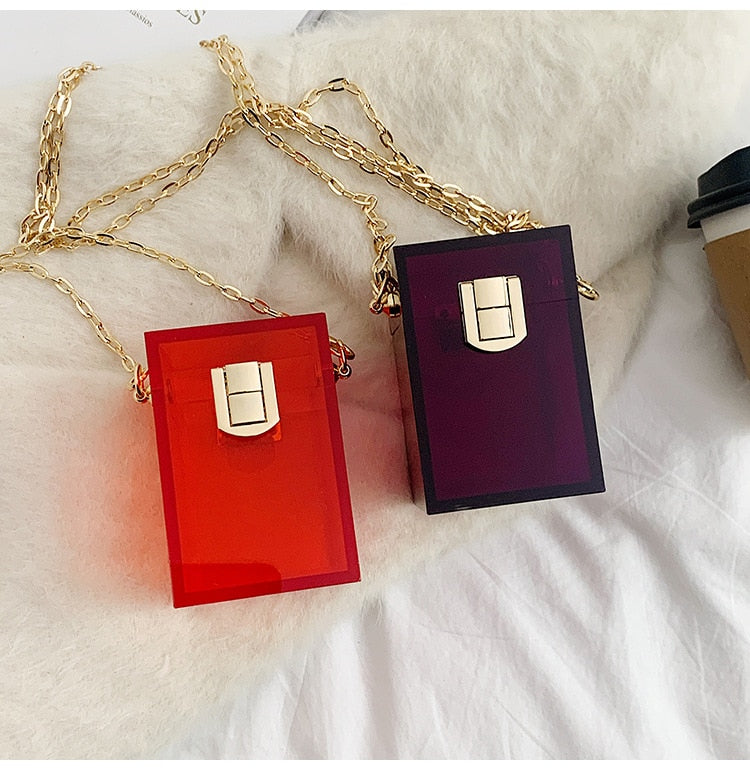 Mini Acrylic Transparent Bag