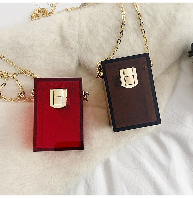 Mini Acrylic Transparent Bag