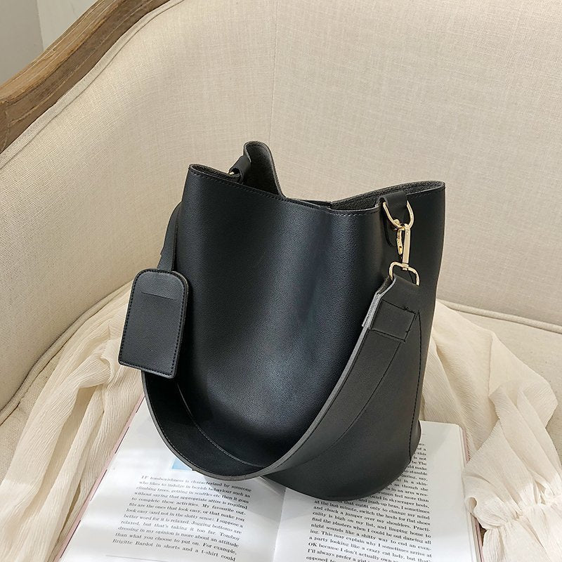 Leather Women's Bucket Bag