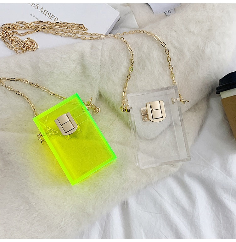 Mini Acrylic Transparent Bag