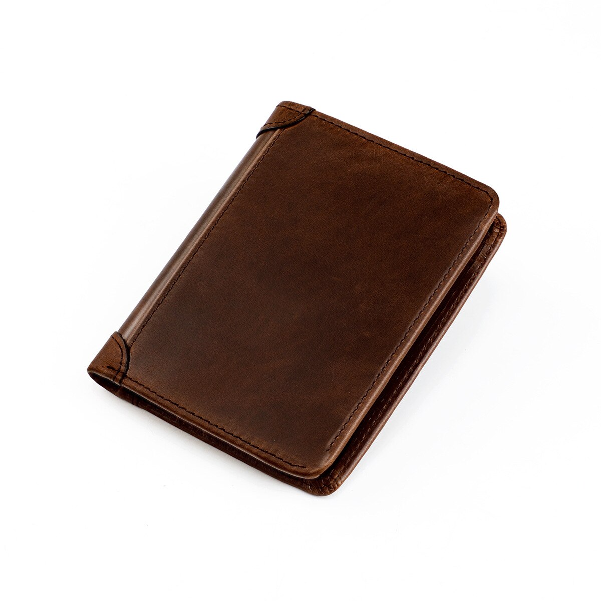 Classic Vertical Men's Wallet - Vintage Genuine Leather