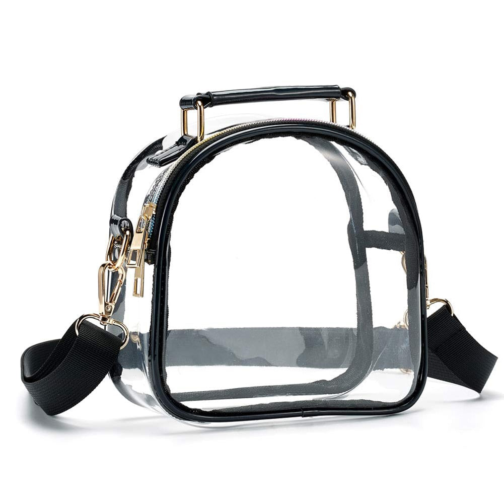 Clear Top Handle Crossbody Bag - Stadium Approved