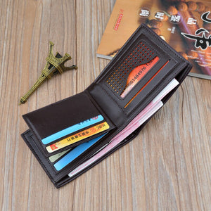 Men's Thin Retro Wallet