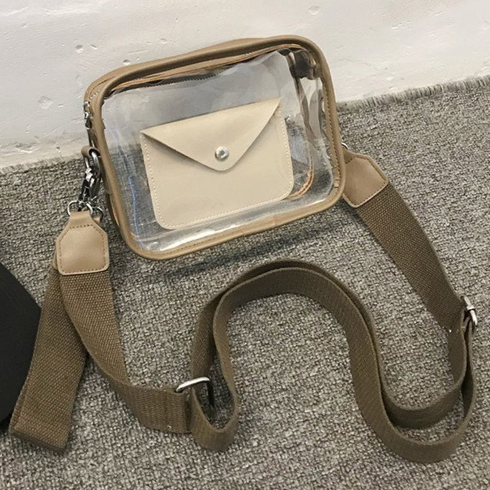 Transparent Stadium Approved Crossbody Bag