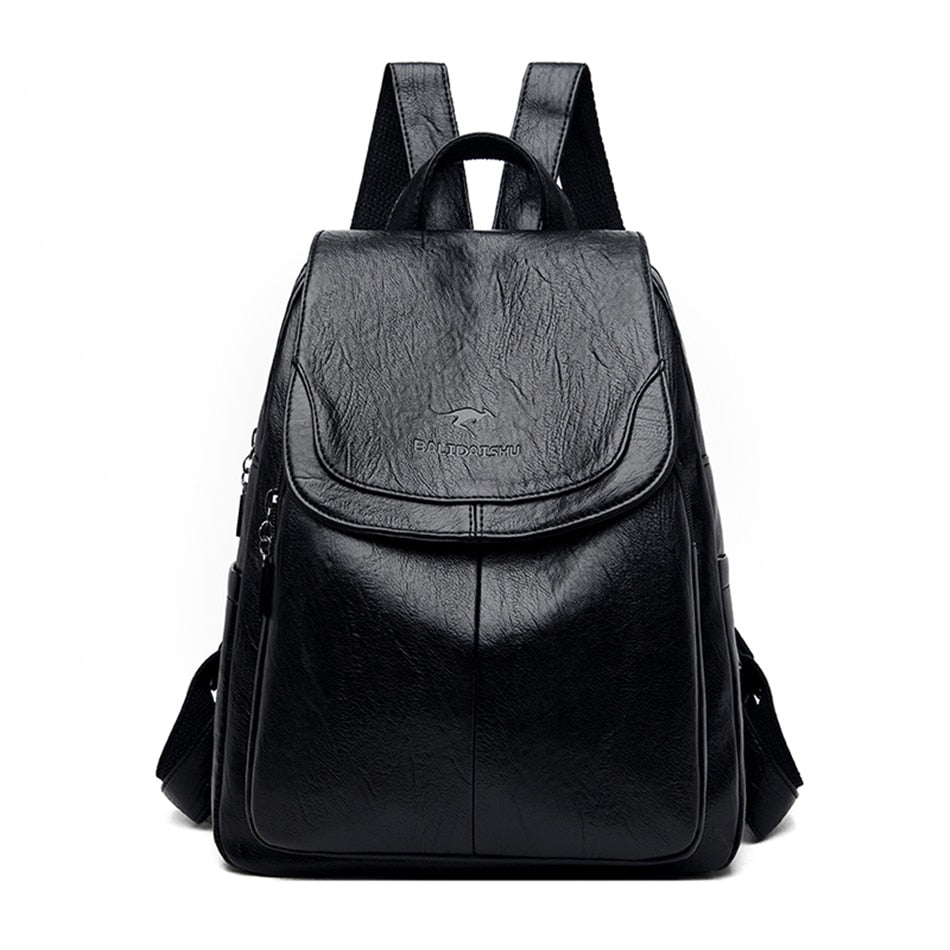 Women's Large Leather Backpack