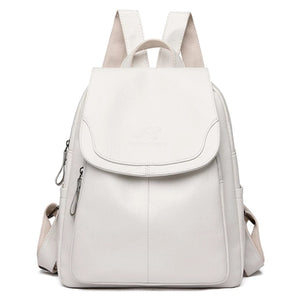 Women's Large Leather Backpack