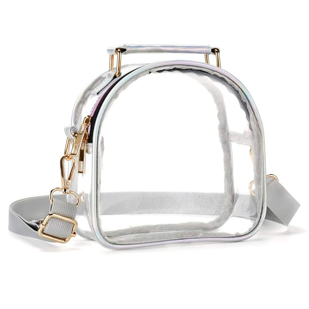 Clear Top Handle Crossbody Bag - Stadium Approved