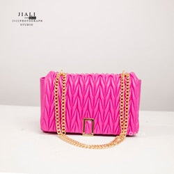 Ladies Colorful Chain Hand Bags