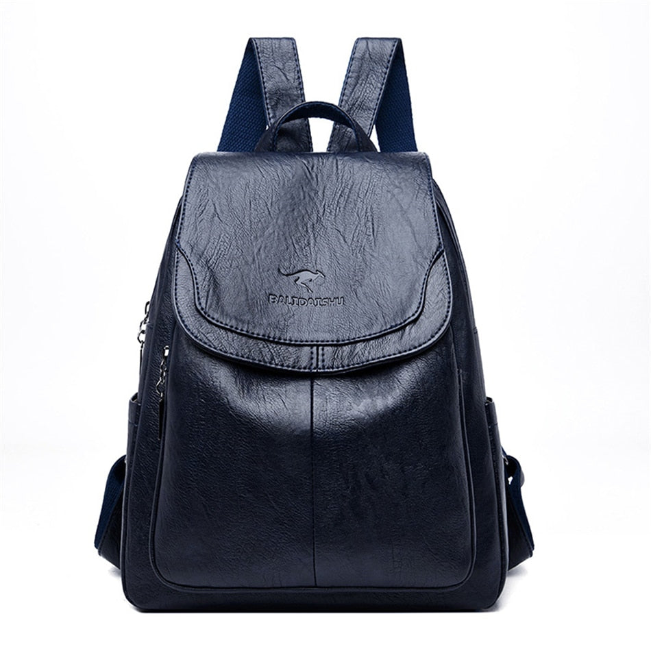 Women's Large Leather Backpack