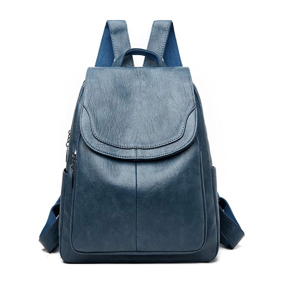 Women's Large Leather Backpack