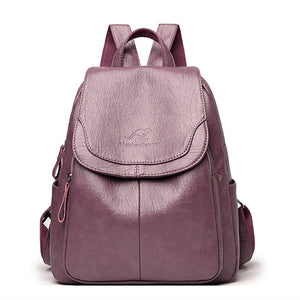 Women's Large Leather Backpack