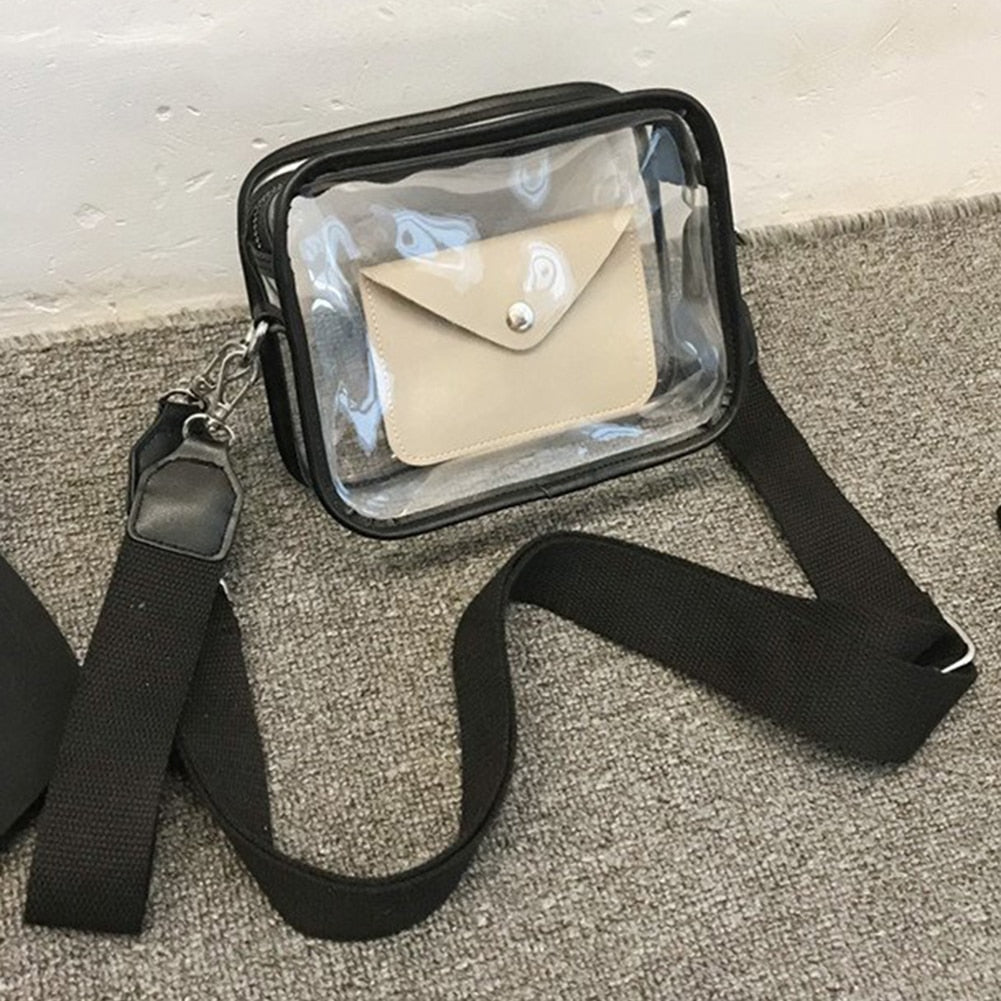 Transparent Stadium Approved Crossbody Bag