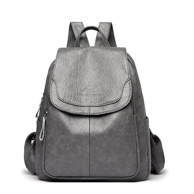 Women's Large Leather Backpack