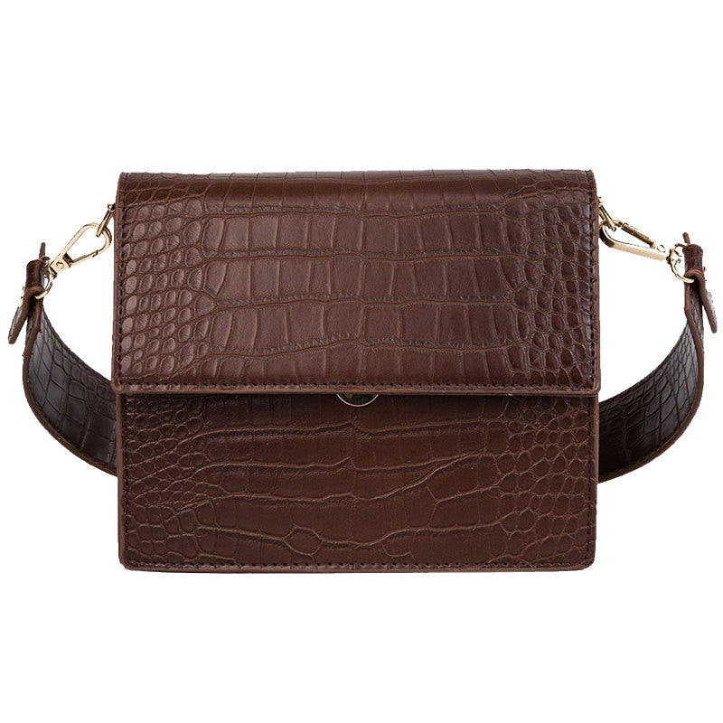 Vintage Crocodile Pattern Handbags